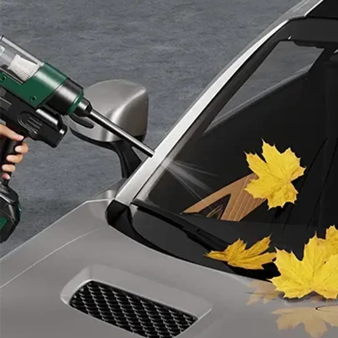 کارواش شارژی و جارو سه کاره مدل GNTRIOWSHGNBK گرین لاین Green Lion Trio Wash Gun Car Wash — تصویر ۵