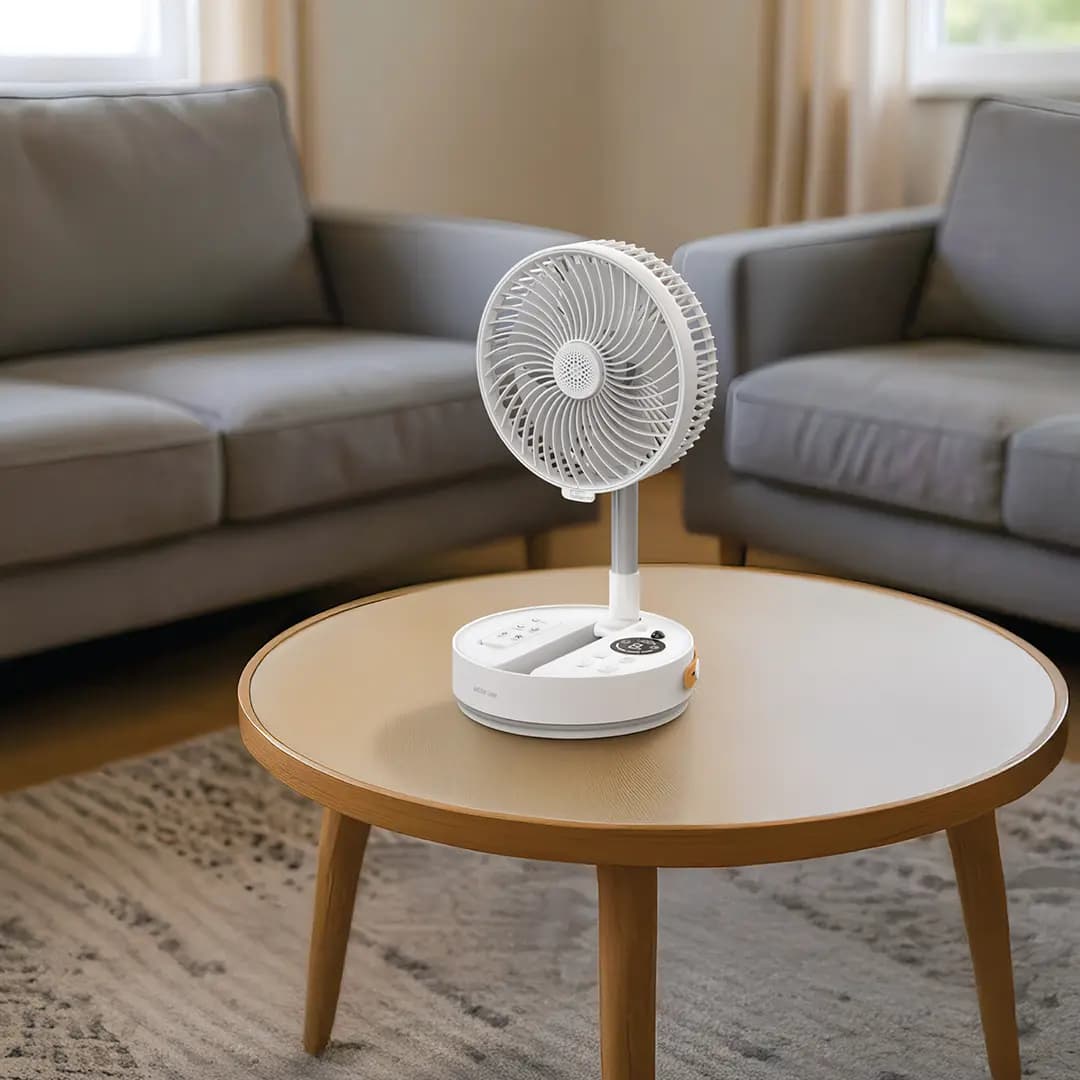 پنکه شارژی ایستاده تاشو Rovio گرین لاین Green Lion Rovio Folding Fan — تصویر ۵
