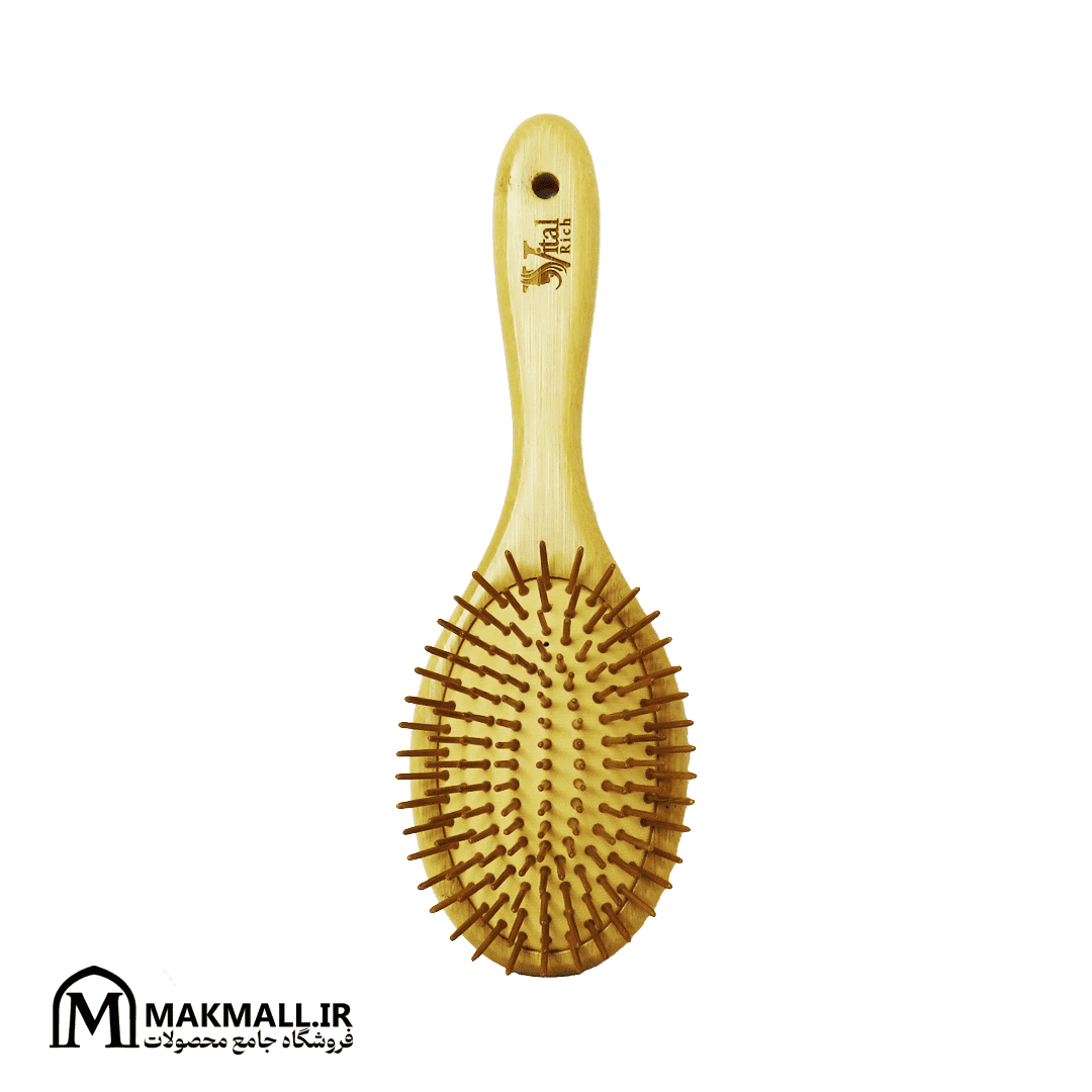 برس چوبی بامبو طبیعی ایتال | Ital Natural Bamboo Hair Brush
