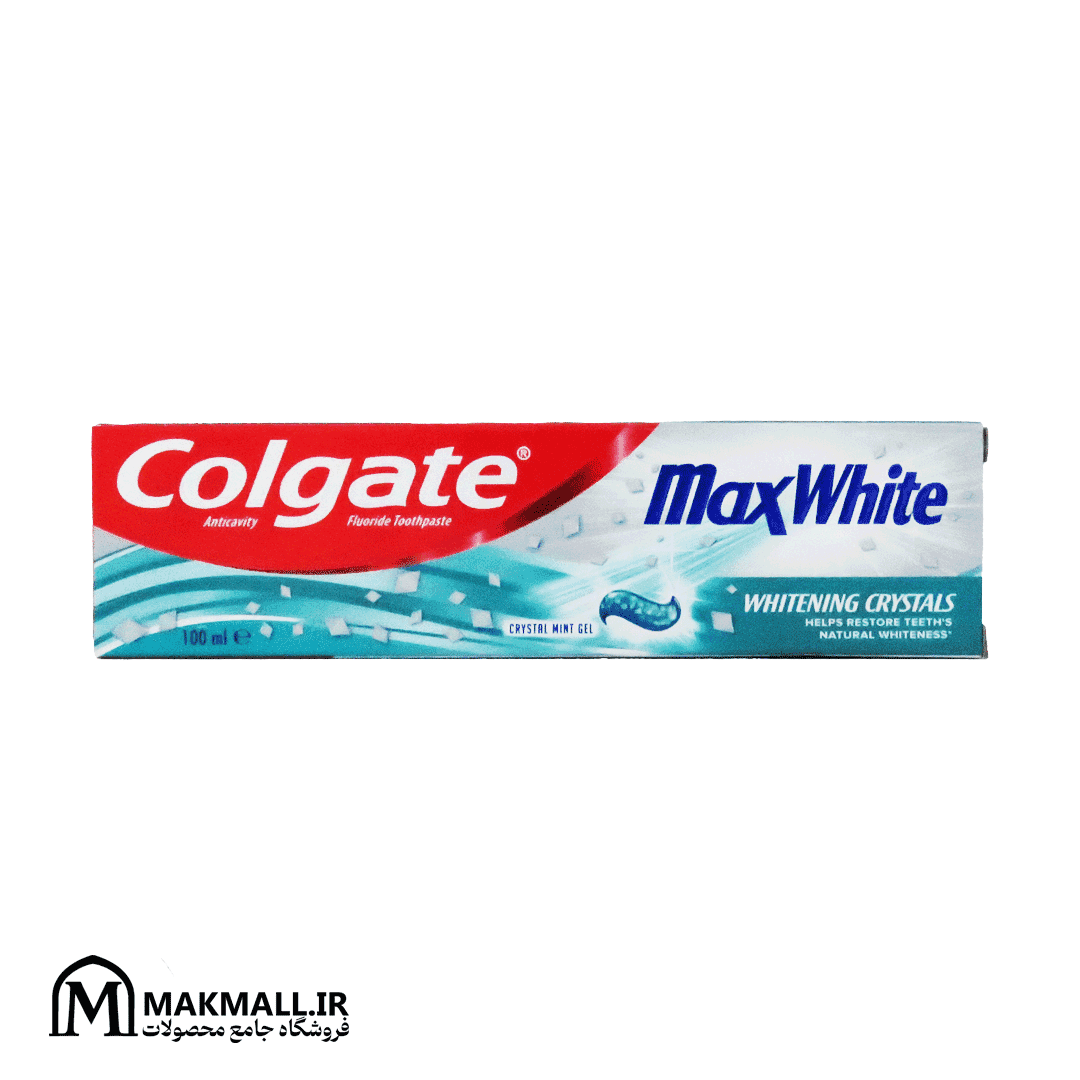 خمیر دندان سفیدکننده کولگیت مکس وایت کریستال مینت | Colgate Max White Crystal Mint Gel