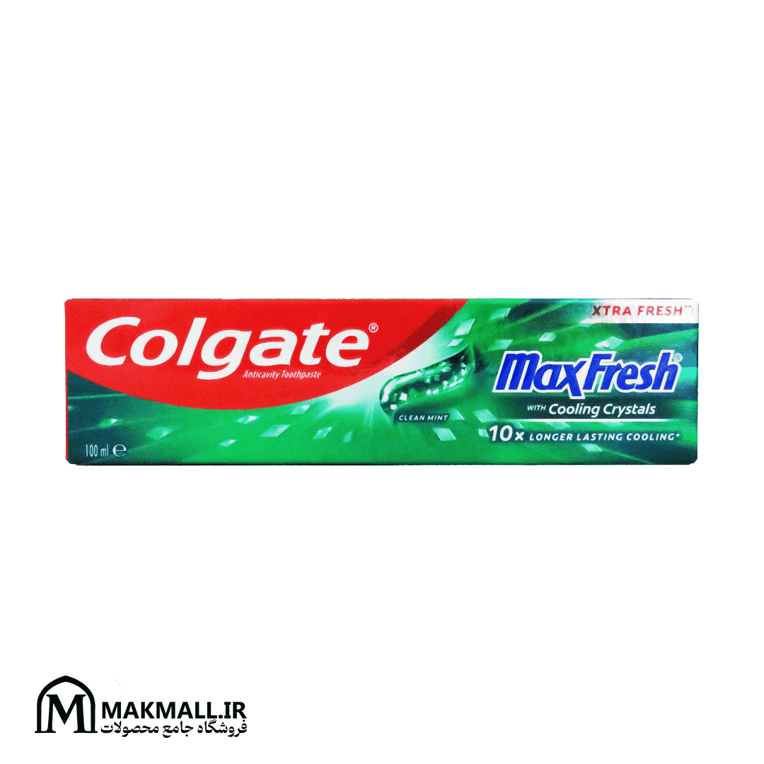 خمیر دندان کولگیت مکس فرش نعنا | Colgate Max Fresh Clean Mint Anticavity Toothpaste 100ml