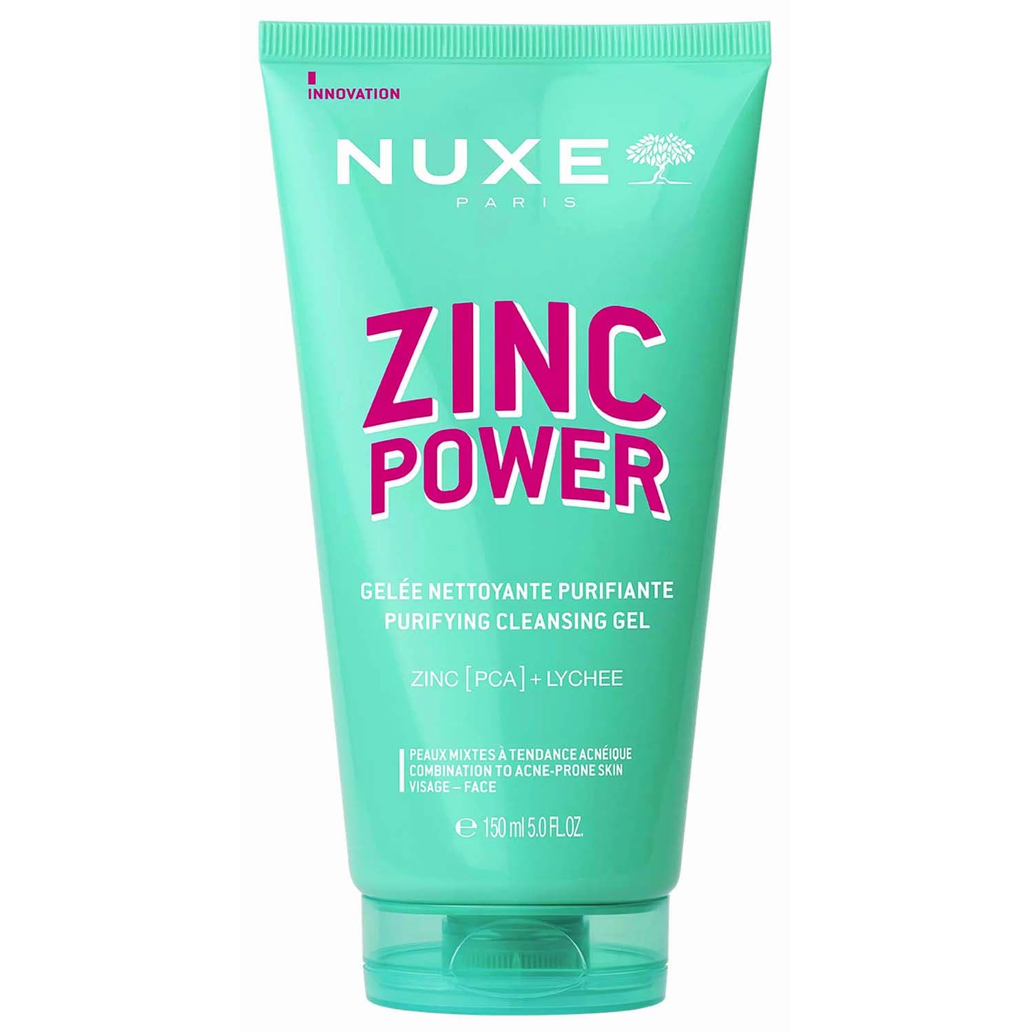 ژل شستشو صورت نوکس مدل Zinc Power مناسب پوست چرب و مستعد آکنه حجم 150 میل