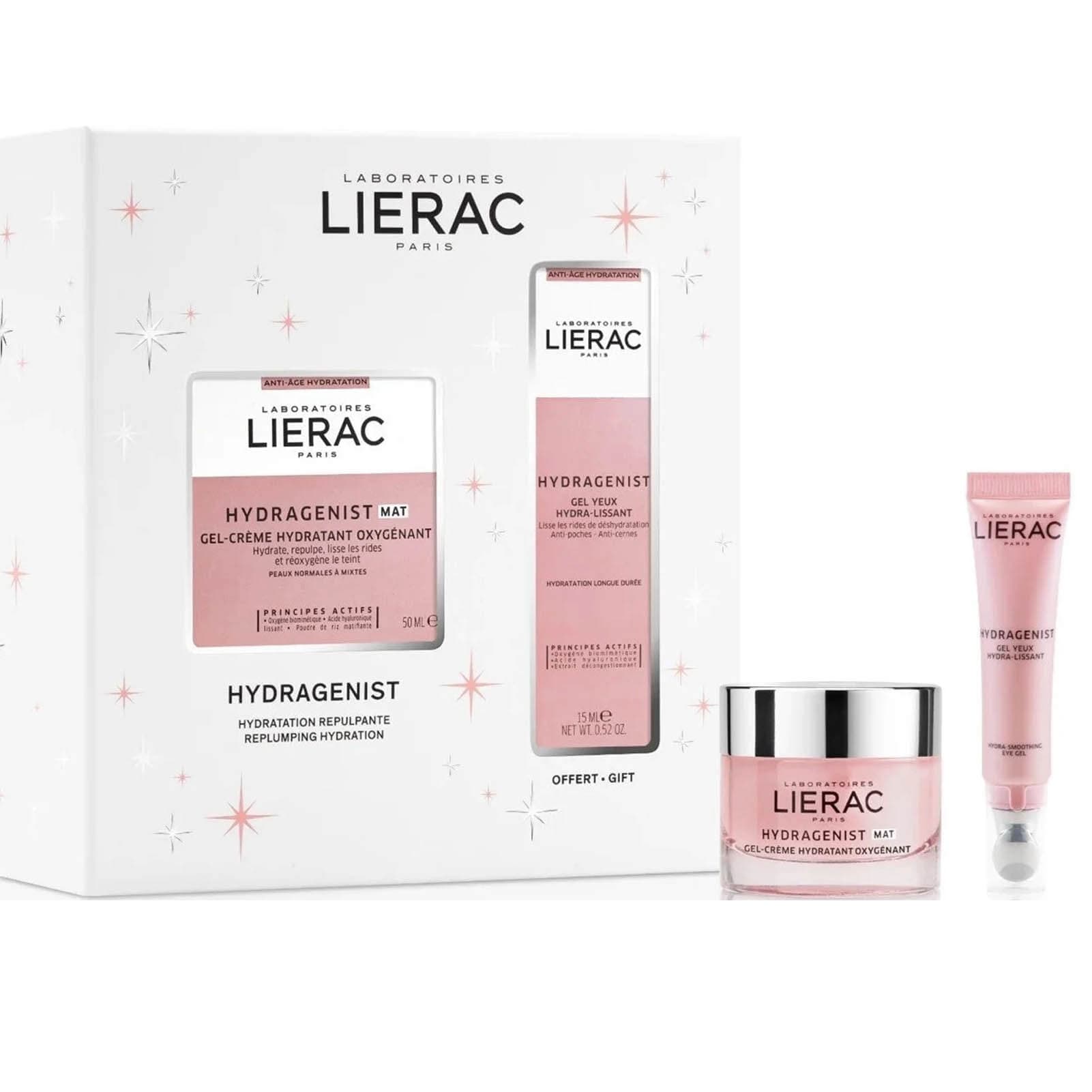 پک کرم ژل آبرسان مات و کرم آبرسان دور چشم لیراک مدل Hydragenist بسته 2 عددی — تصویر ۹