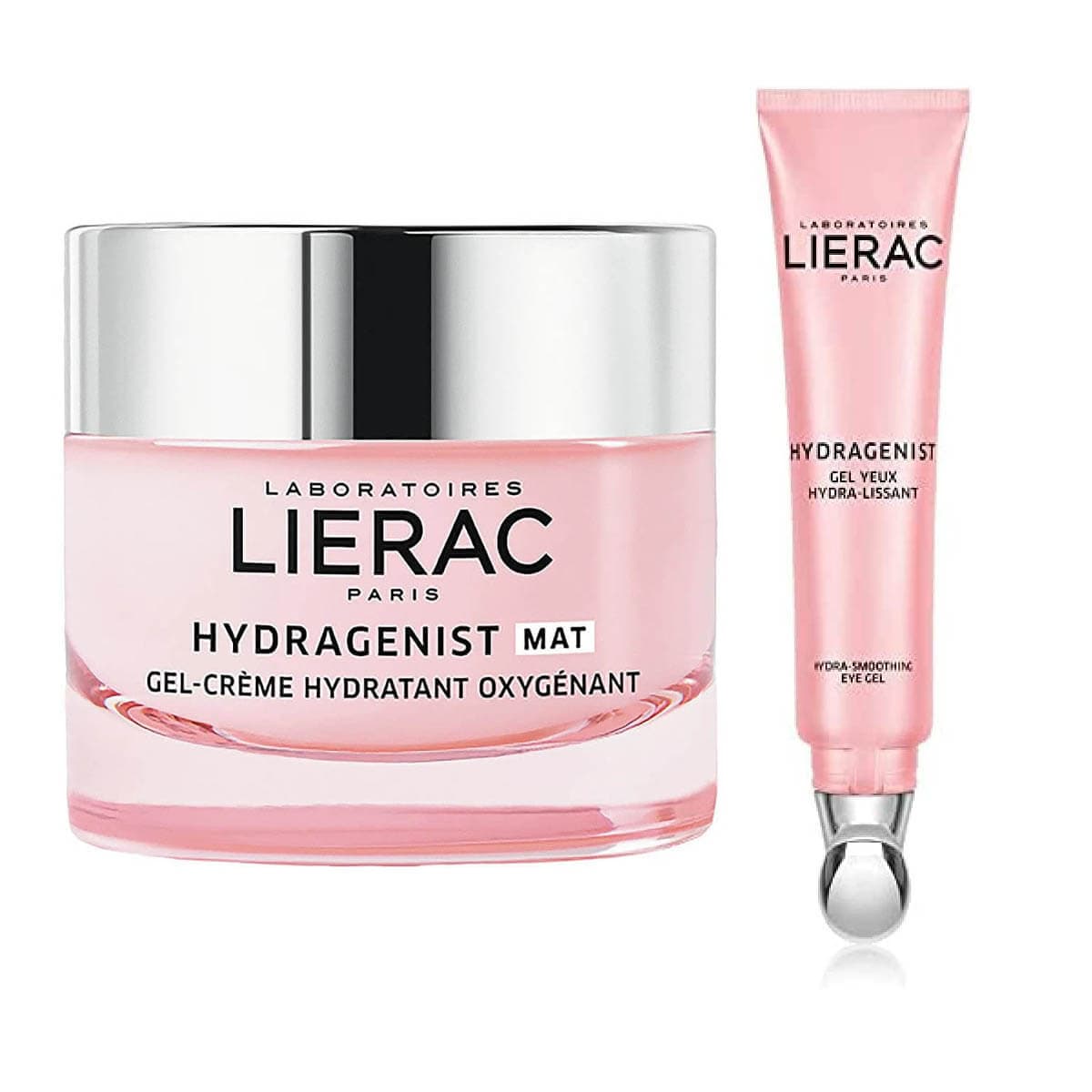 پک کرم ژل آبرسان مات و کرم آبرسان دور چشم لیراک مدل Hydragenist بسته 2 عددی