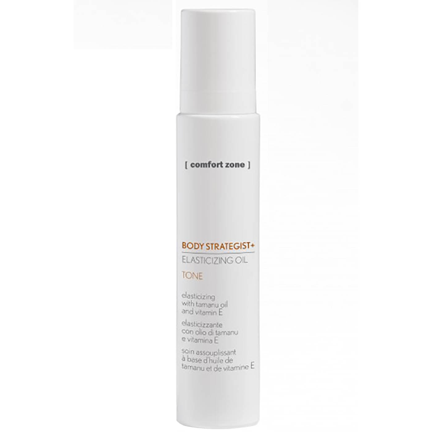 روغن بدن سفت کننده کامفورت زون سری بادی استراتژیست مدل Elasticizing حجم 100 میل