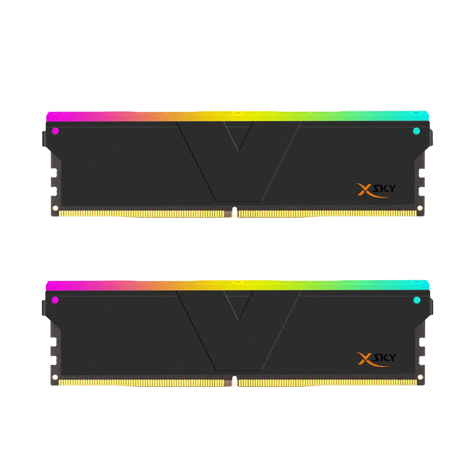 رم وی کالر V-COLOR XSKY RGB 32GB 6000MHz CL30 Expo دو کاناله مشکی