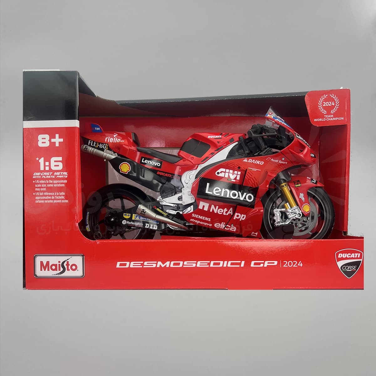 ماکت موتور سیکلت دوکاتی Desmosedici GP24 — تصویر ۷