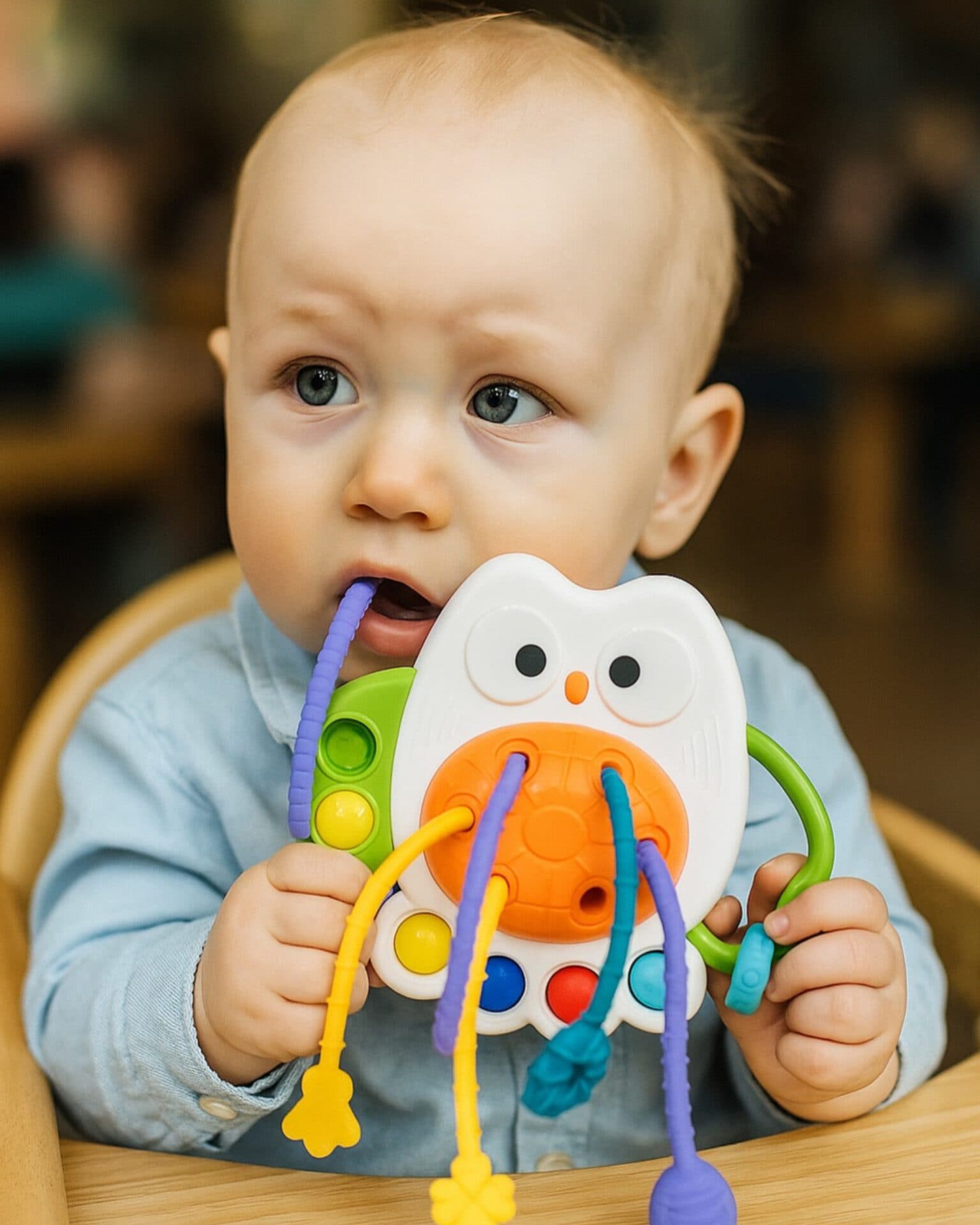 بیزی کیوب یا بیزی بال دست ورزی و دندانگیردار جغد — تصویر ۱۲