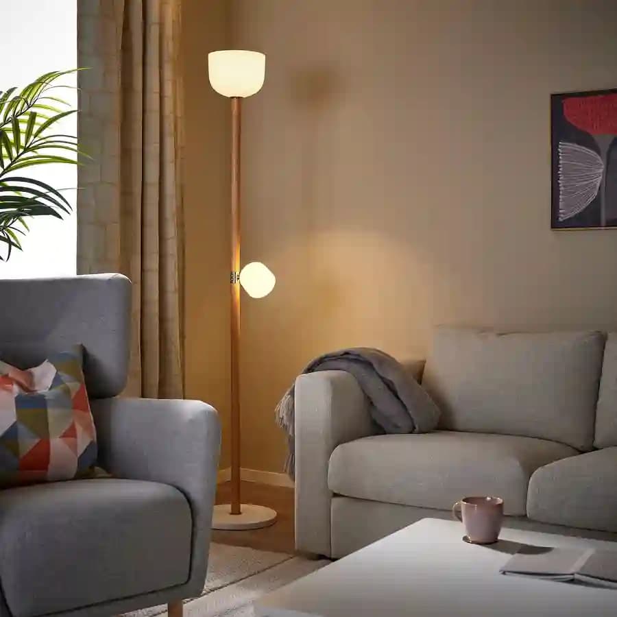 چراغ ایستاده و مطالعه ایکیا مدل MOSSPLYM — تصویر ۱۱