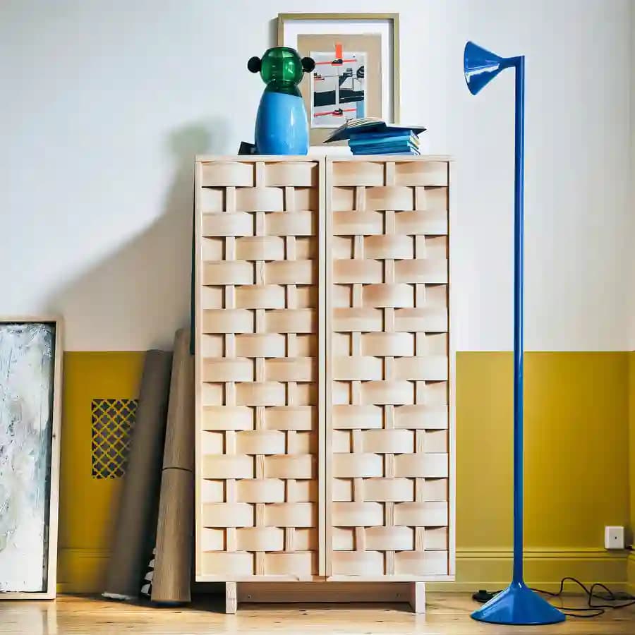 چراغ ایستاده ایکیا مدل IKEA PS 2026 رنگ آبی — تصویر ۵