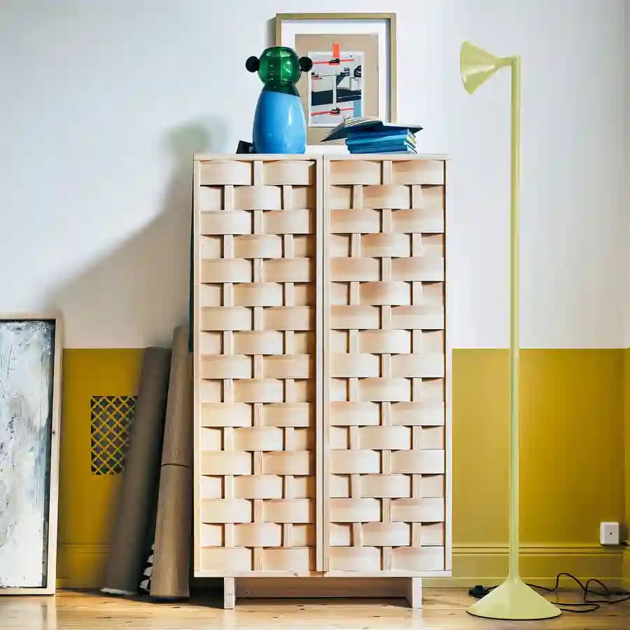 چراغ ایستاده ایکیا مدل IKEA PS 2026 رنگ زرد — تصویر ۹