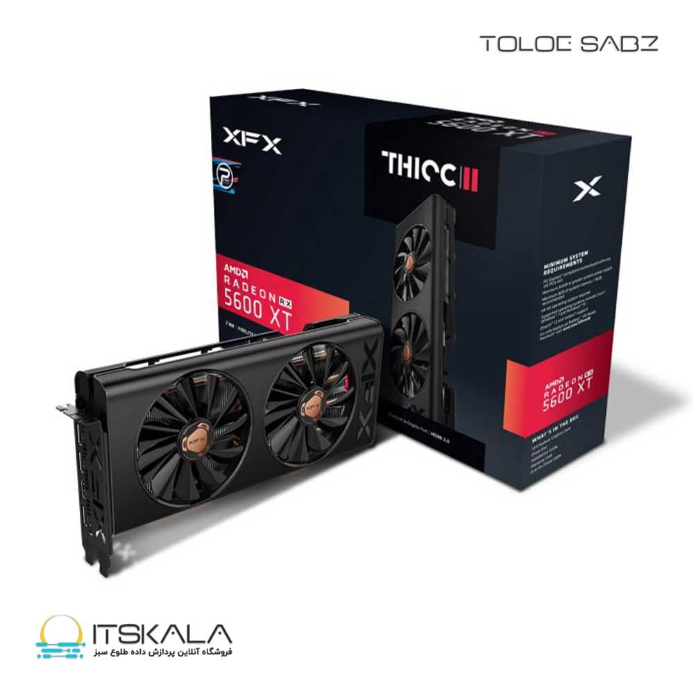 کارت گرافیک ایکس اف ایکس AMD Radeon RX 5600 XT THICC II 6GB — تصویر ۲