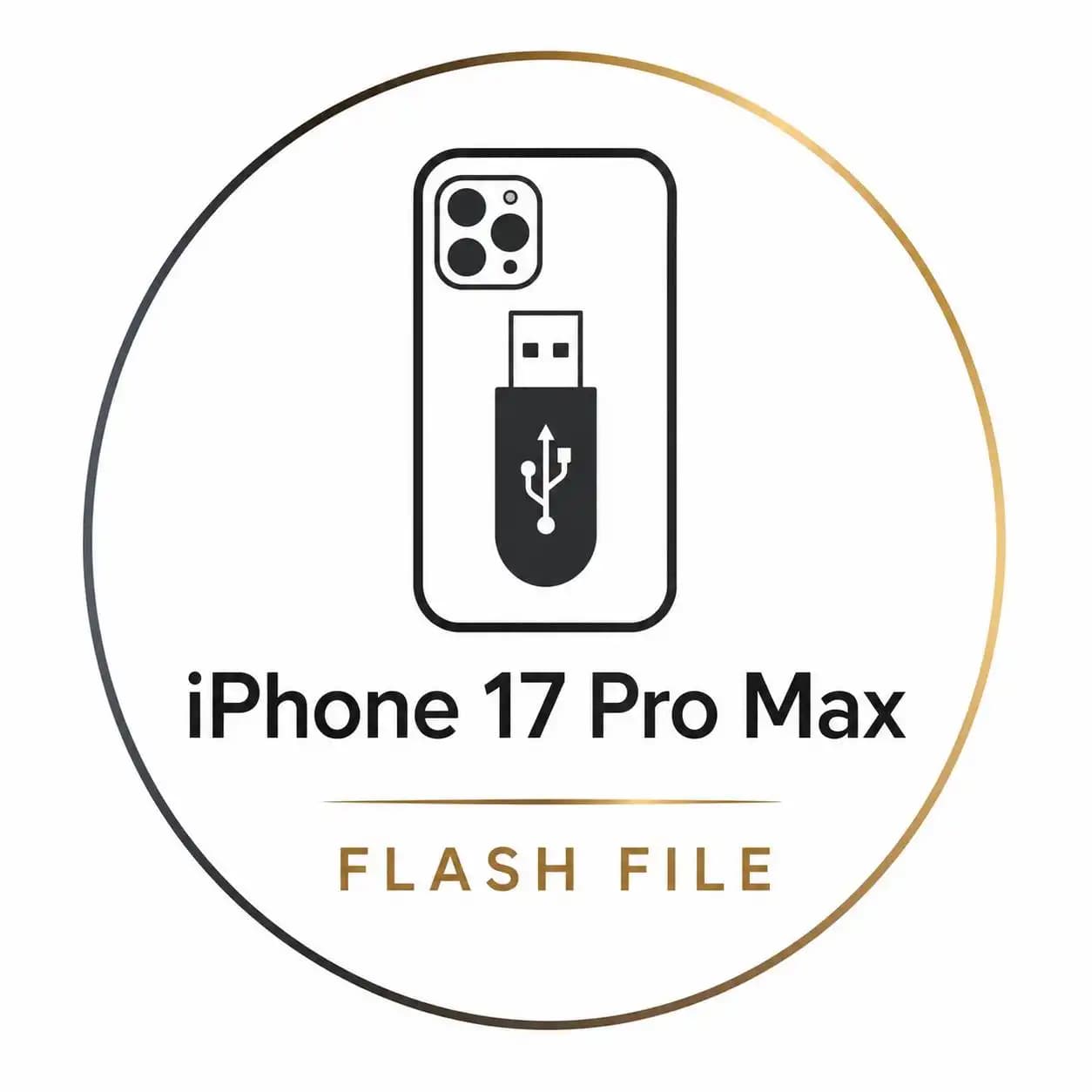 فایل فلش iPhone 17 Pro Max چینی (اسکتر، طرح اصلی)