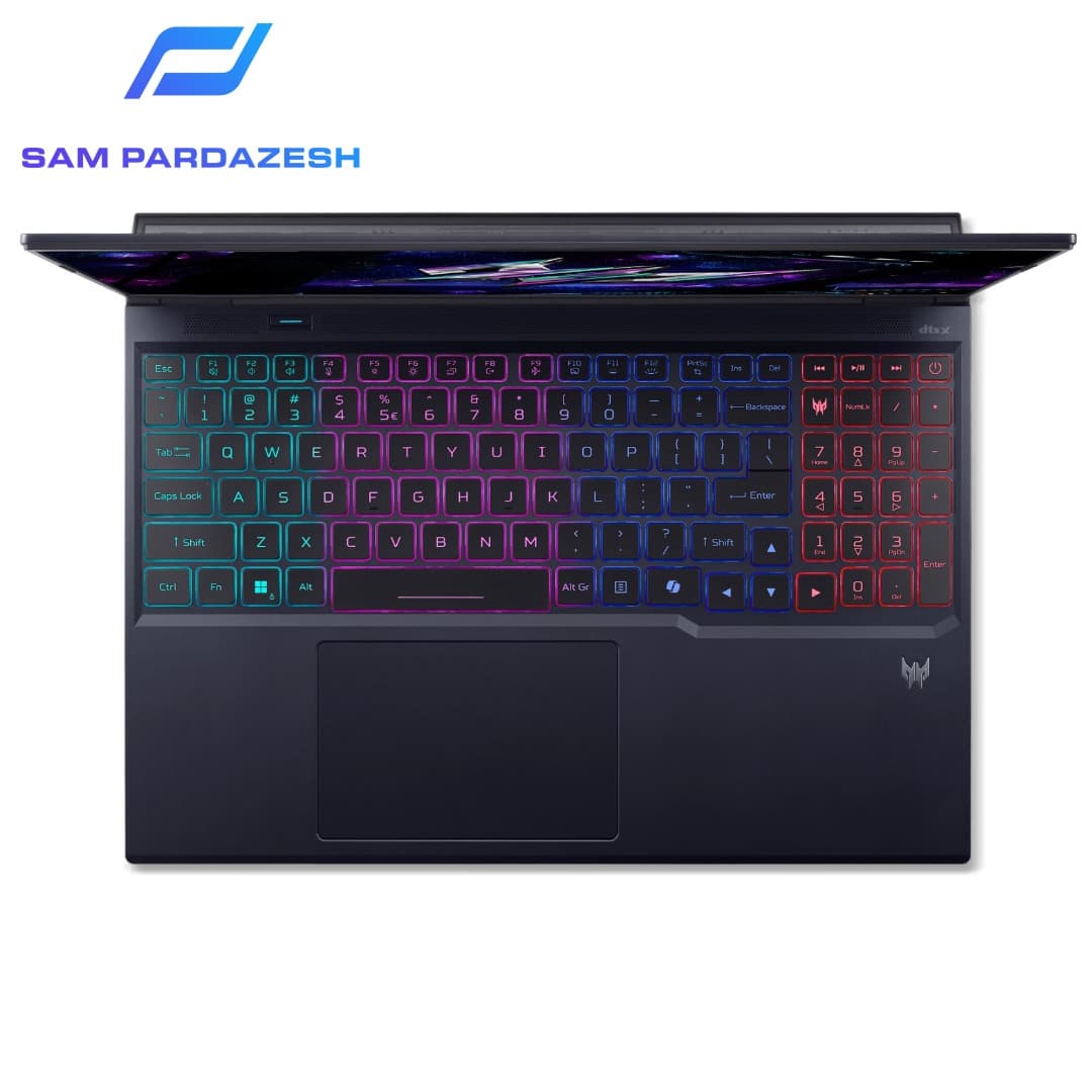 لپ تاپ گیمینگ ایسر 16 اینچی Acer Predator Helios Neo Ai PHN16 Core Ultra 9 275HX 32GB DDR5 512GB SSD 8GB RTX5060 — تصویر ۶