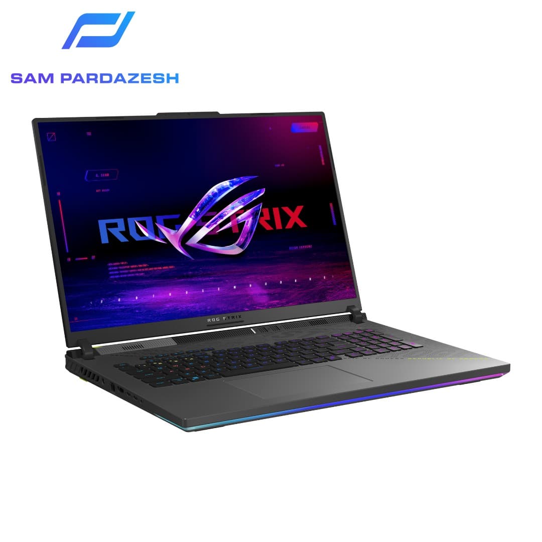 لپ تاپ گیمینگ ایسوس راگ 18 اینچی Asus ROG Strix G18 G814PH Ryzen 9 8940HX 64GB DDR5 2TB SSD 8GB RTX5050 — تصویر ۵