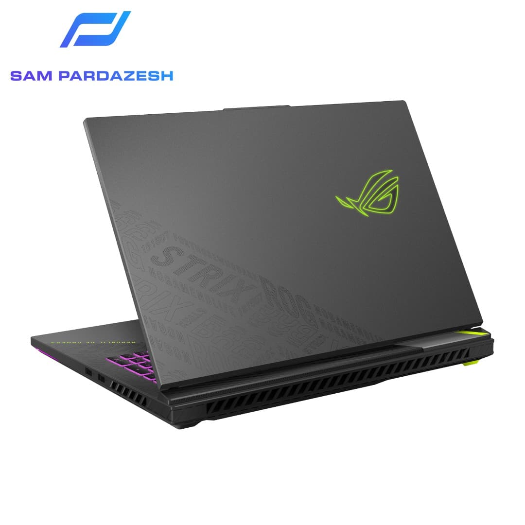 لپ تاپ گیمینگ ایسوس راگ 18 اینچی Asus ROG Strix G18 G814PH Ryzen 9 8940HX 64GB DDR5 2TB SSD 8GB RTX5050 — تصویر ۸