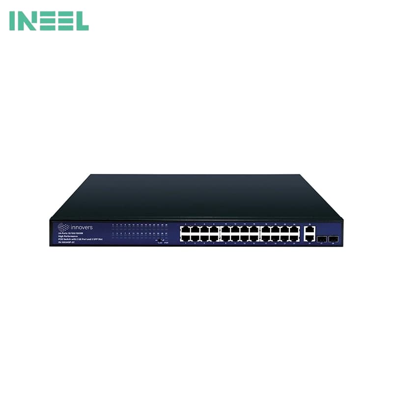 سوئیچ ۲۴ پورت PoE اینوورس مدل IN-10024GP-2C — تصویر ۳