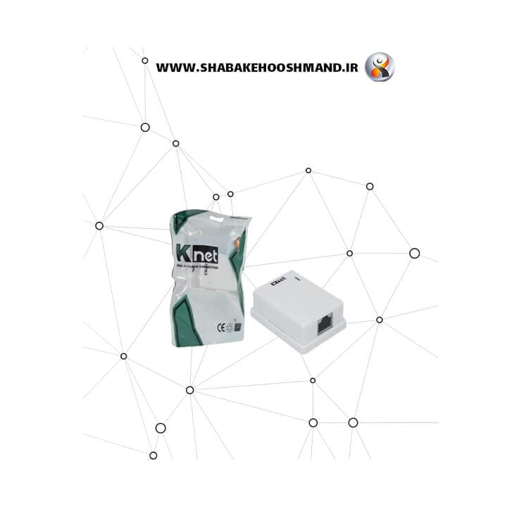 کیستون باکس شبکه Cat5 برند K-net مدل k-n1085
