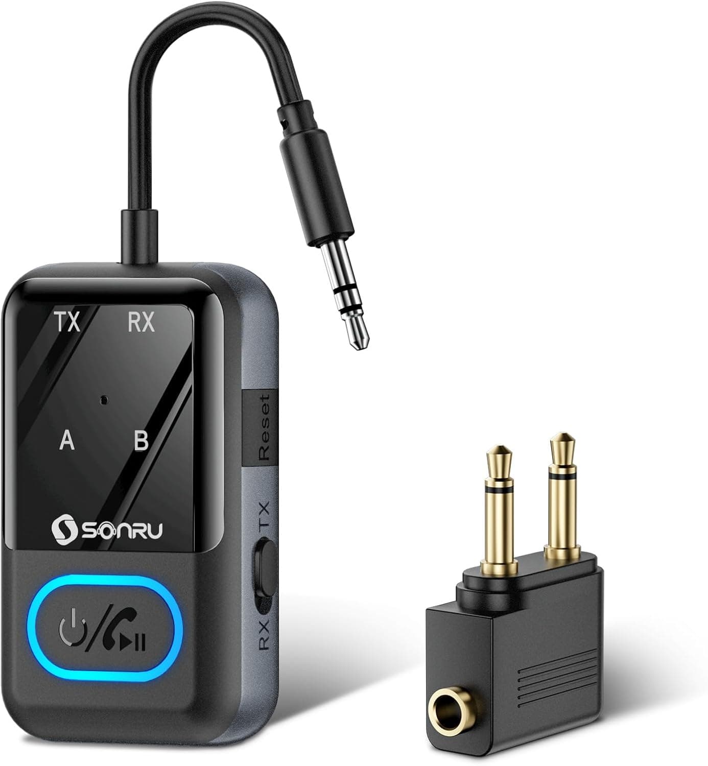 گیرنده و فرستنده ی بلوتوث Bluetooth 5.3 Transmitter Receiver sonru j52