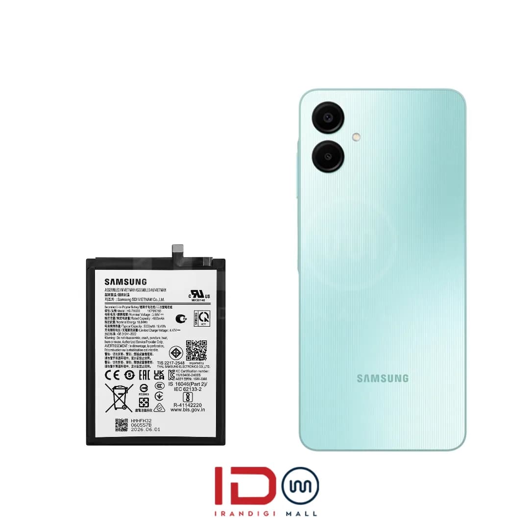 باتری اورجینال گوشی سامسونگ مدل Samsung Galaxy A06 با یک سال گارانتی بدون قید و شرط — تصویر ۳