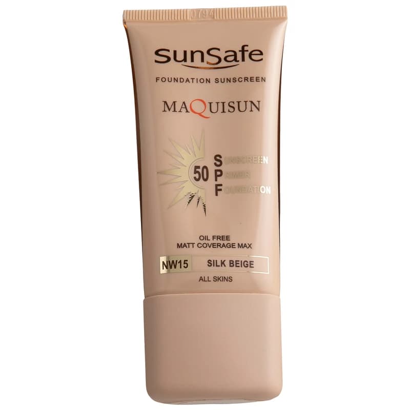 سان سیف ضدآفتاب spf50 بژ ابریشمی — تصویر ۳