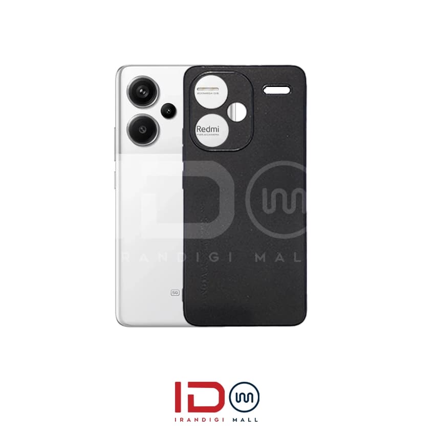 قاب چرمی گوشی شیائومی مدل REDMI NOTE 13 PRO PLUS 5G برند FANOYA رنگ قهوه ای روشن — تصویر ۳