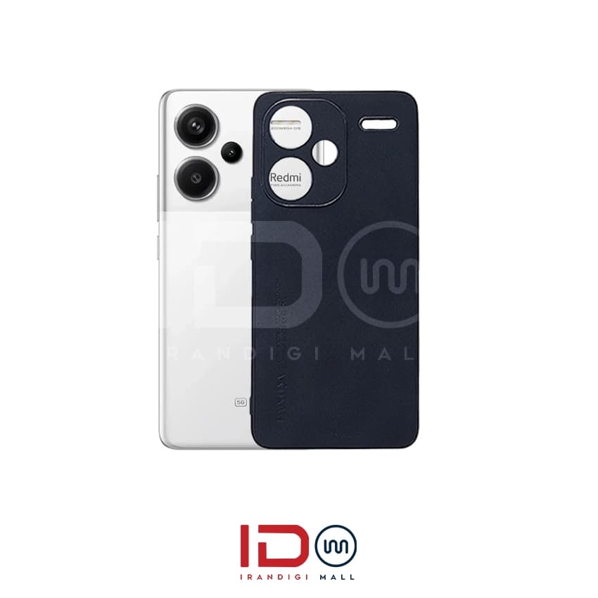 قاب چرمی گوشی شیائومی مدل REDMI NOTE 13 PRO PLUS 5G برند FANOYA رنگ سرمه ای