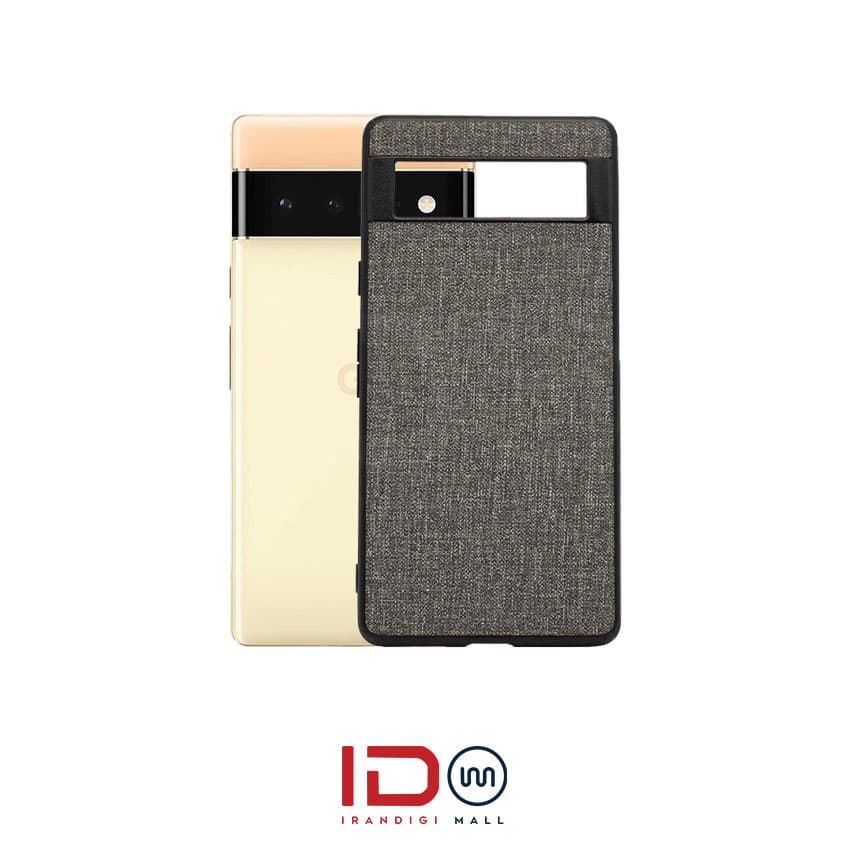 قاب مخمل گوشی گوگل مدل Google pixel 6 pro برند skinmelon رنگ طوسی