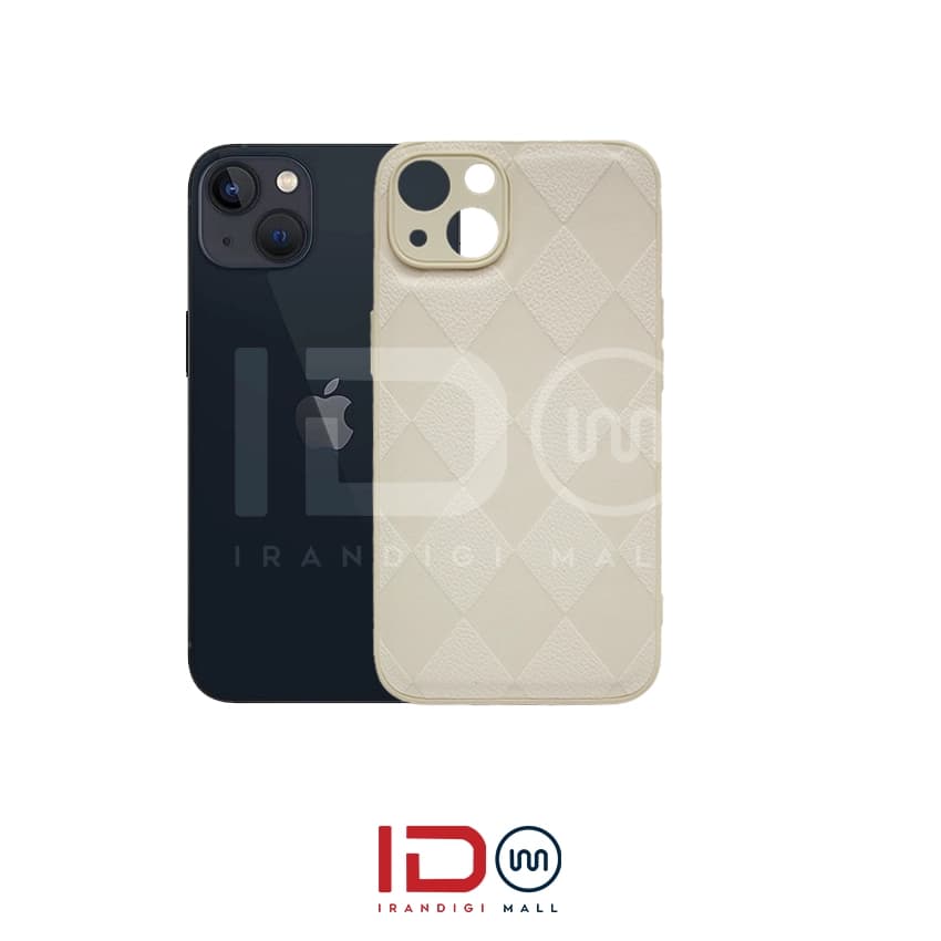 قاب مینیمال گوشی موبایل آیفون مدل iPhone 13 طرح لوزی رنگ آبی — تصویر ۳
