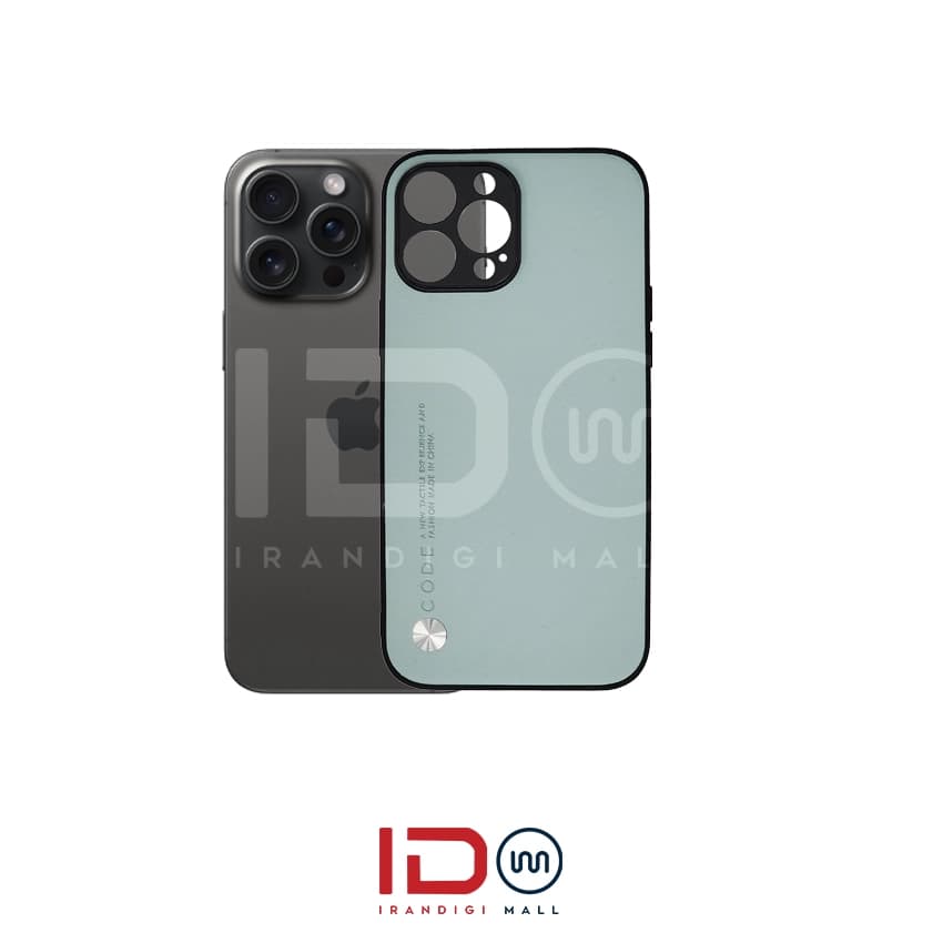 قاب چرمی لاکچری گوشی ایفون مدل IPHONE 13 PRO MAX برند CODE — تصویر ۲