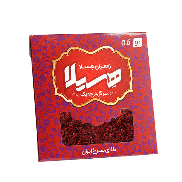زعفران 0/5 گرمی سرگل درجه یک هسیلا
