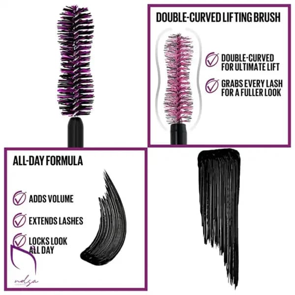 ریمل حجم دهنده و بلند کننده میبلین Maybelline مدل False Lash — تصویر ۱۰