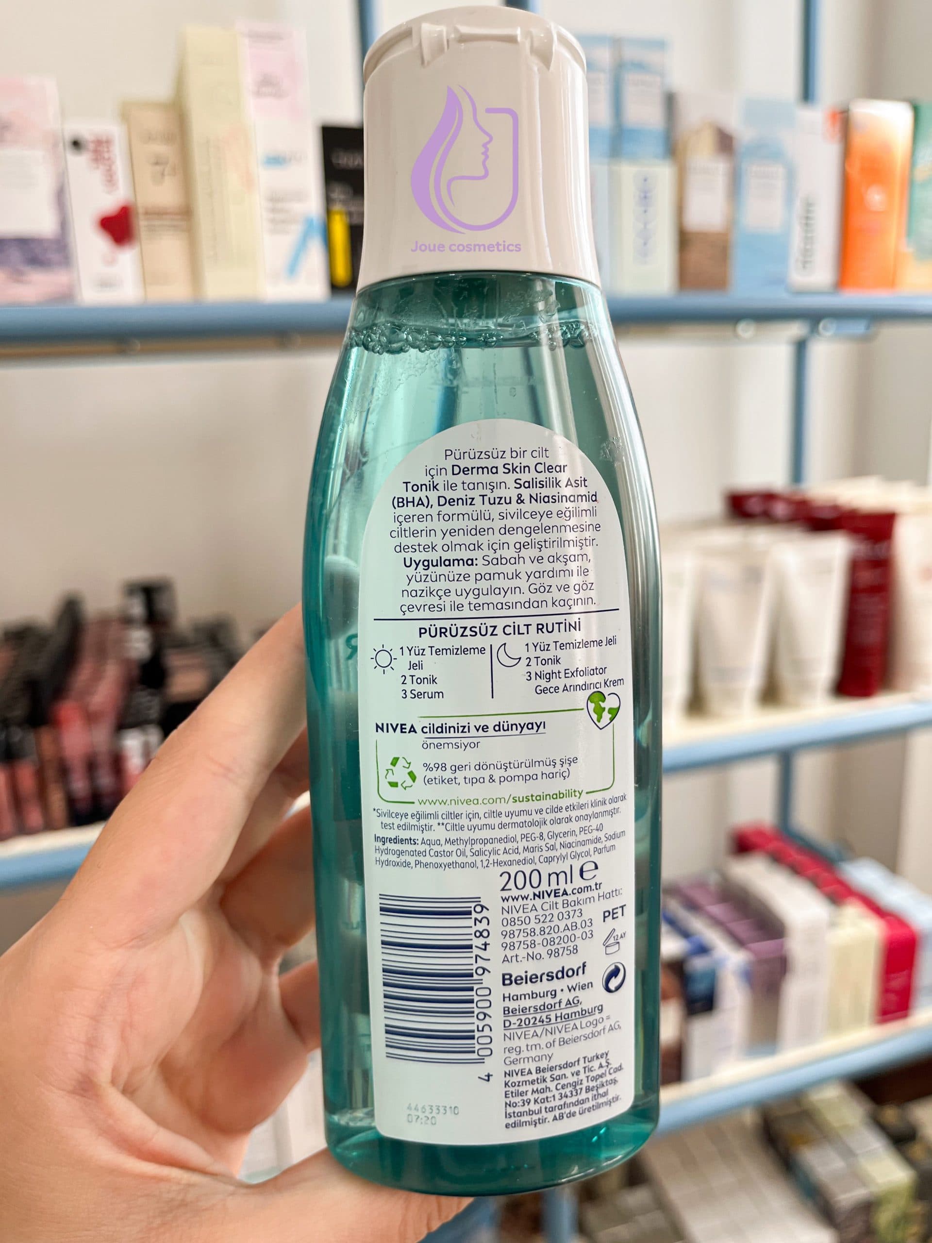 تونر درما اسکین ضد جوش نیوا | Nivea حاوی سالیسیلیک اسید حجم 200 میل — تصویر ۵
