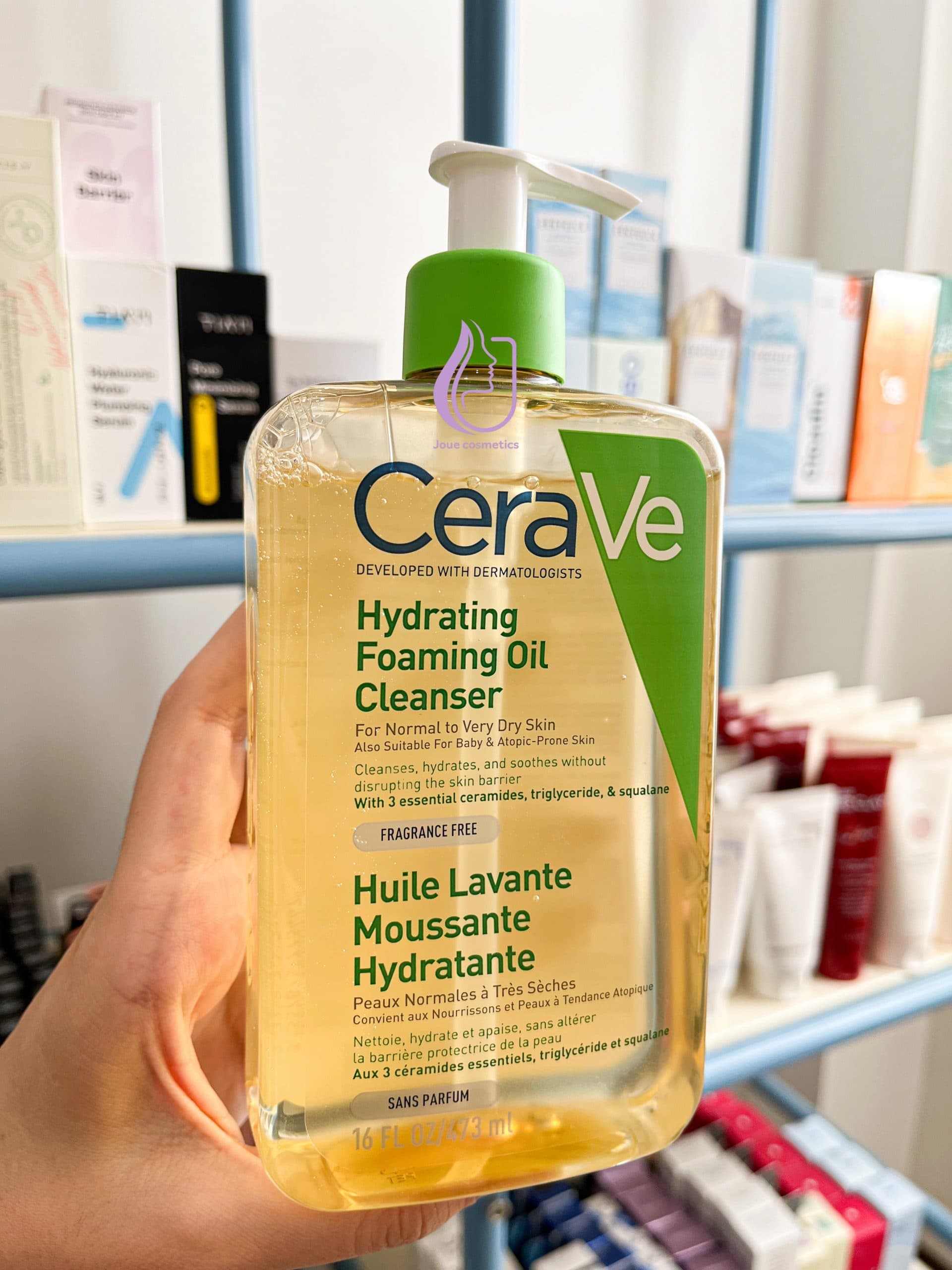 شوینده روغنی مخصوص پوست خشک و خیلی خشک سراوی حجم 473 میل Cerave Hydrating Foaming Oil