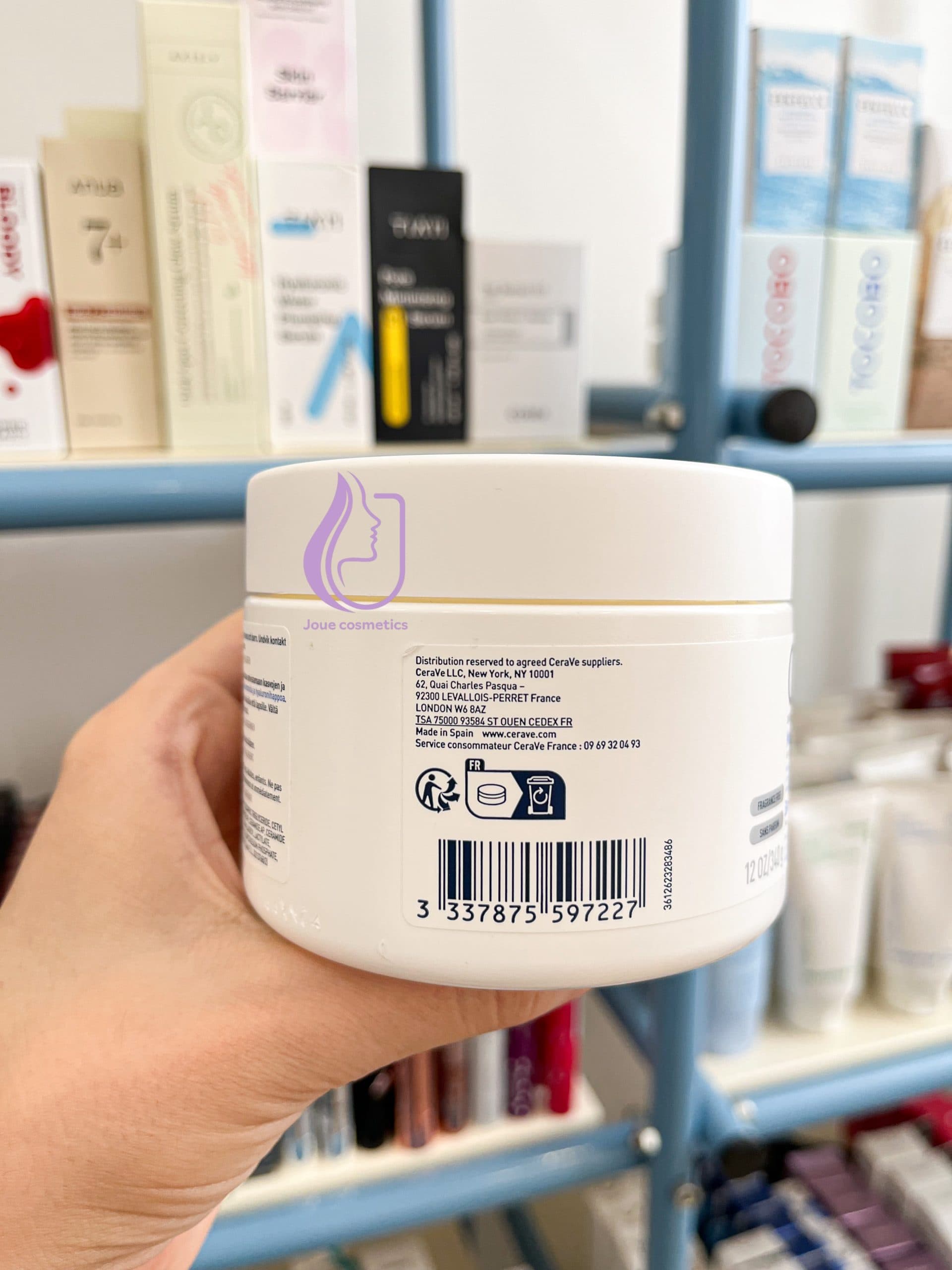 کرم مرطوب کننده و آبرسان سراوی Cerave مخصوص پوست خشک و خیلی خشک حجم 340 گرم — تصویر ۷