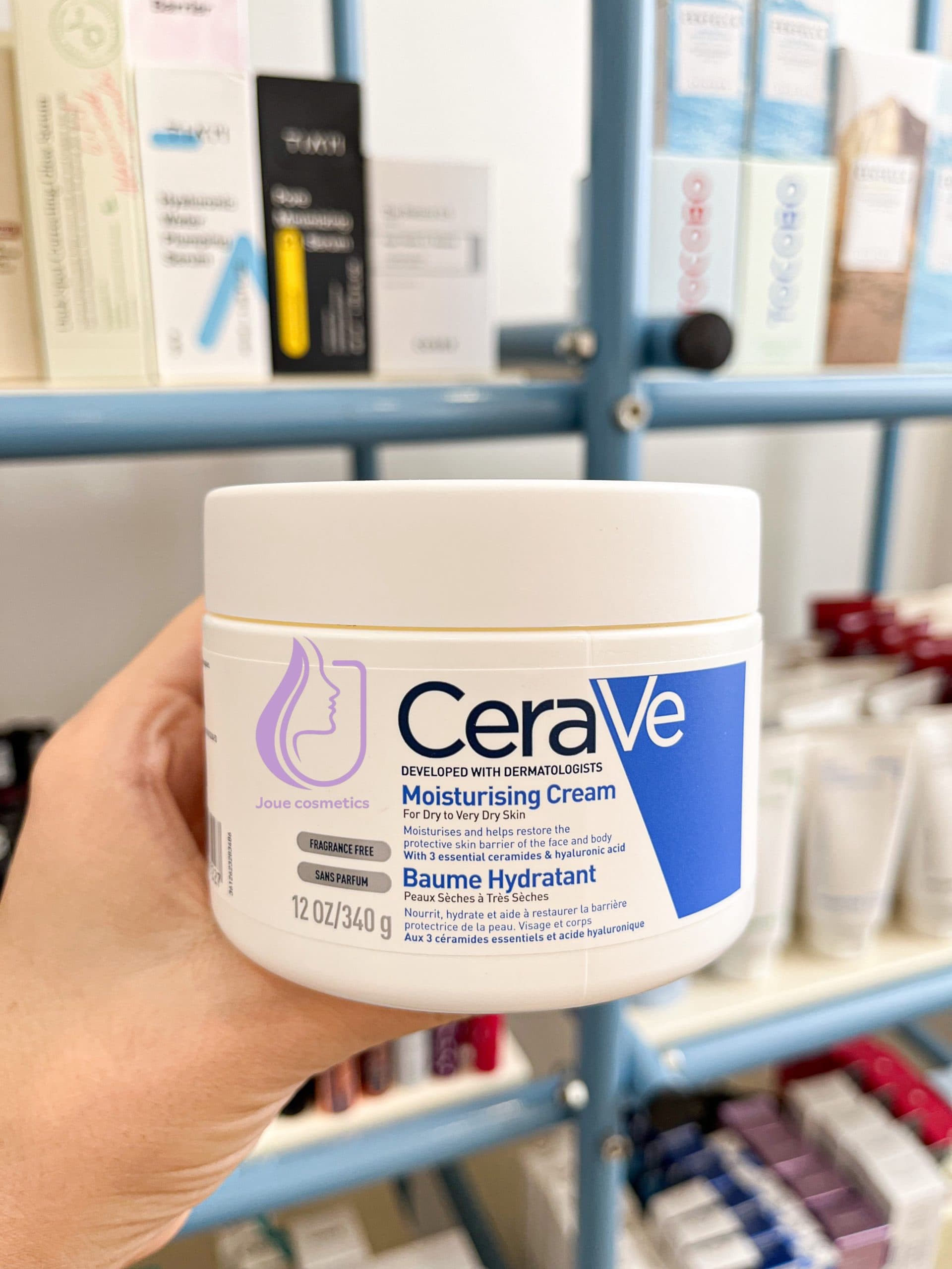 کرم مرطوب کننده و آبرسان سراوی Cerave مخصوص پوست خشک و خیلی خشک حجم 340 گرم