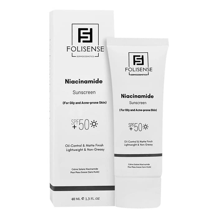 کرم ضد آفتاب نیاسینامید فولیسنس SPF50