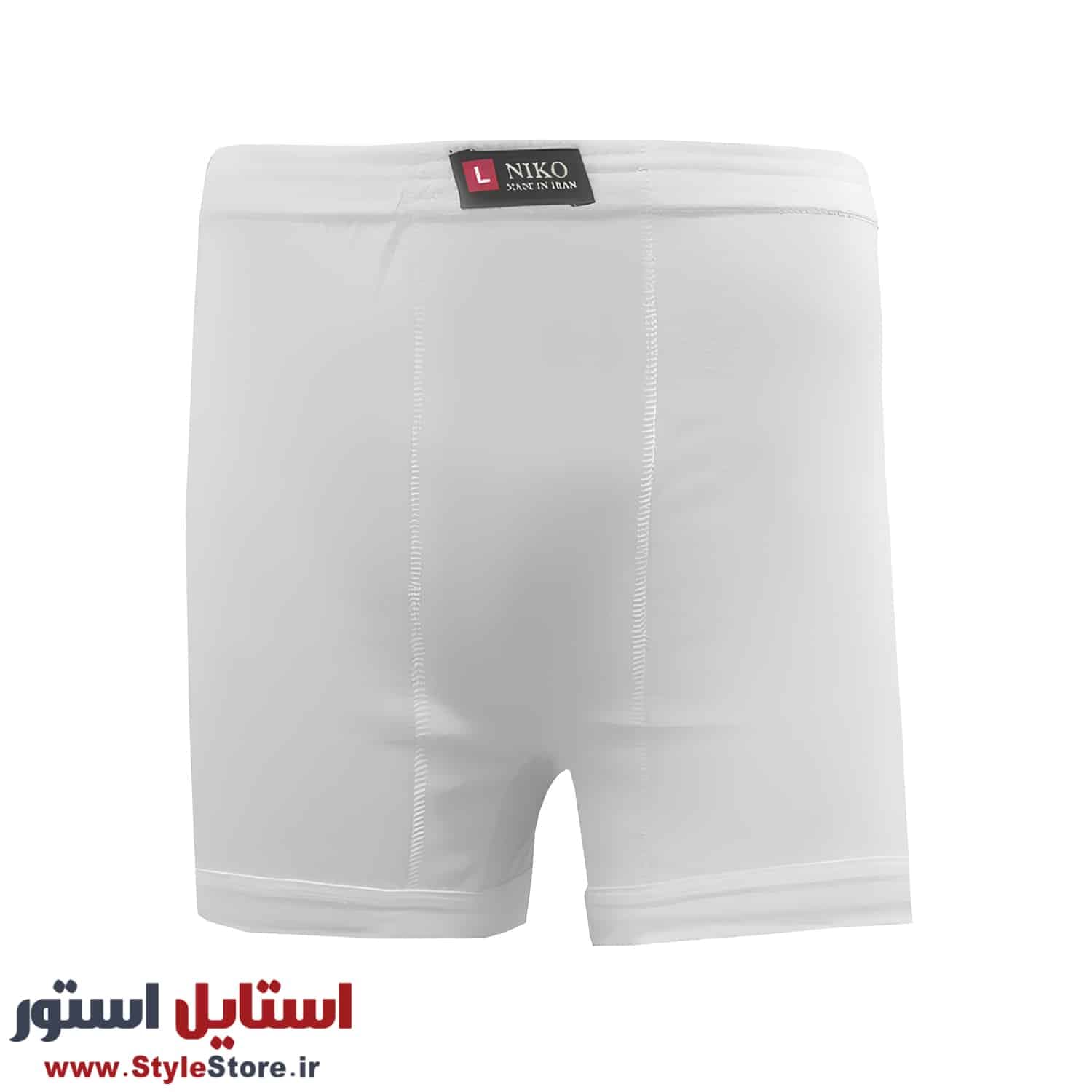 شورت پادار مردانه نیکو رنگ سفید