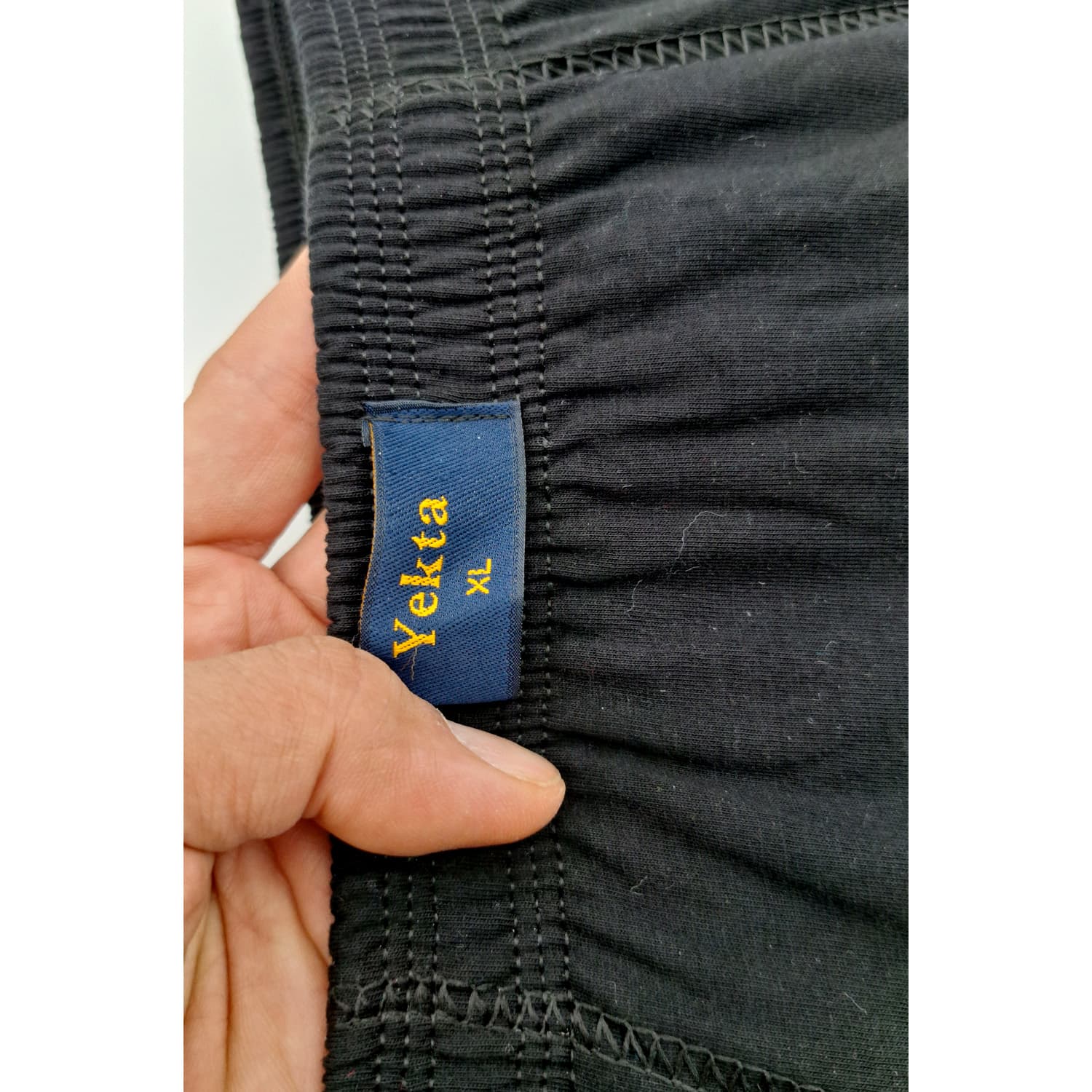 شورت مردانه پادار نخی یکتا کد 2162 بسته 2 عددی (سفید،مشکی و رنگی) — تصویر ۹
