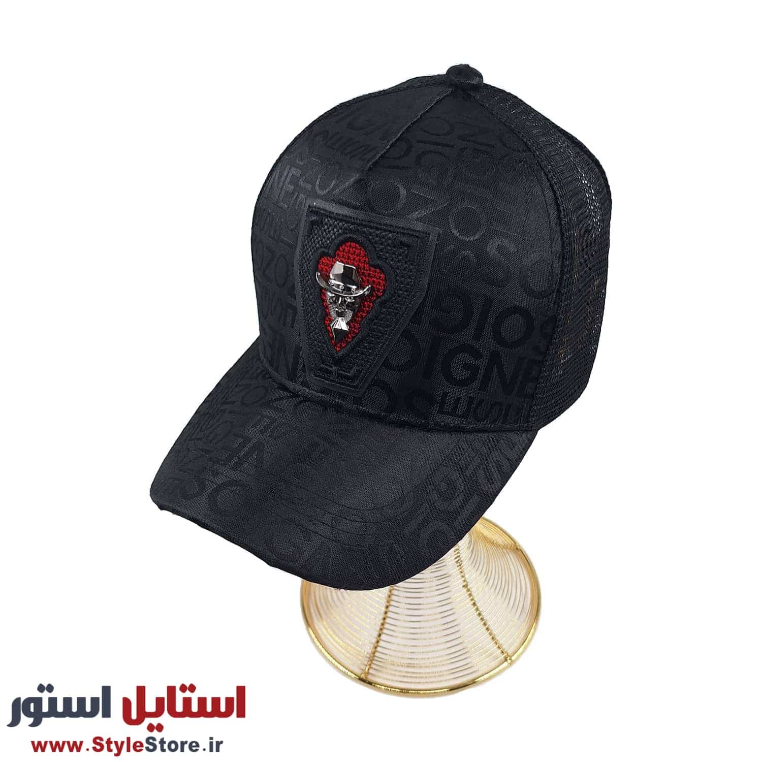 کلاه کپ مدل کابوی فلزی کد 1329 — تصویر ۳