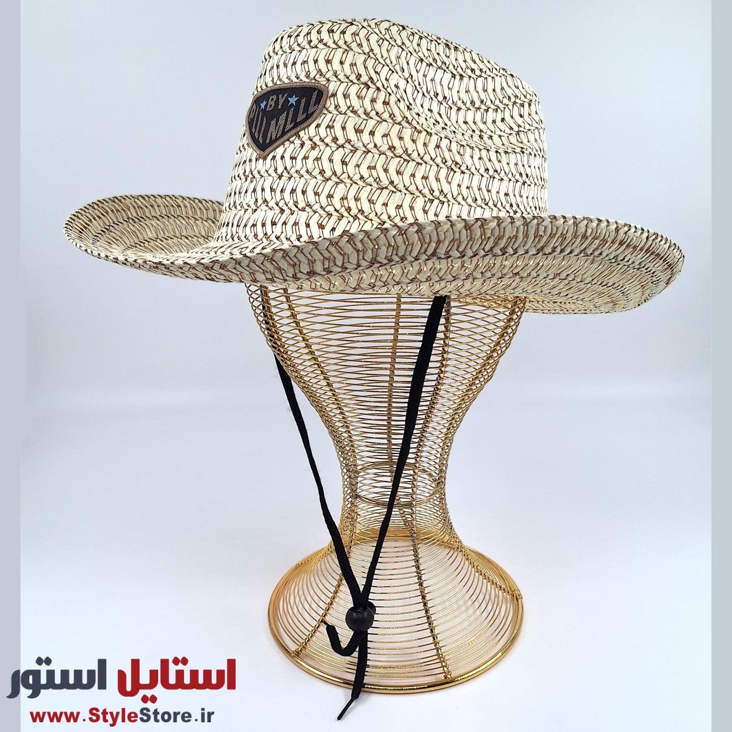 کلاه حصیری مدل کابویی کد 1132 — تصویر ۵
