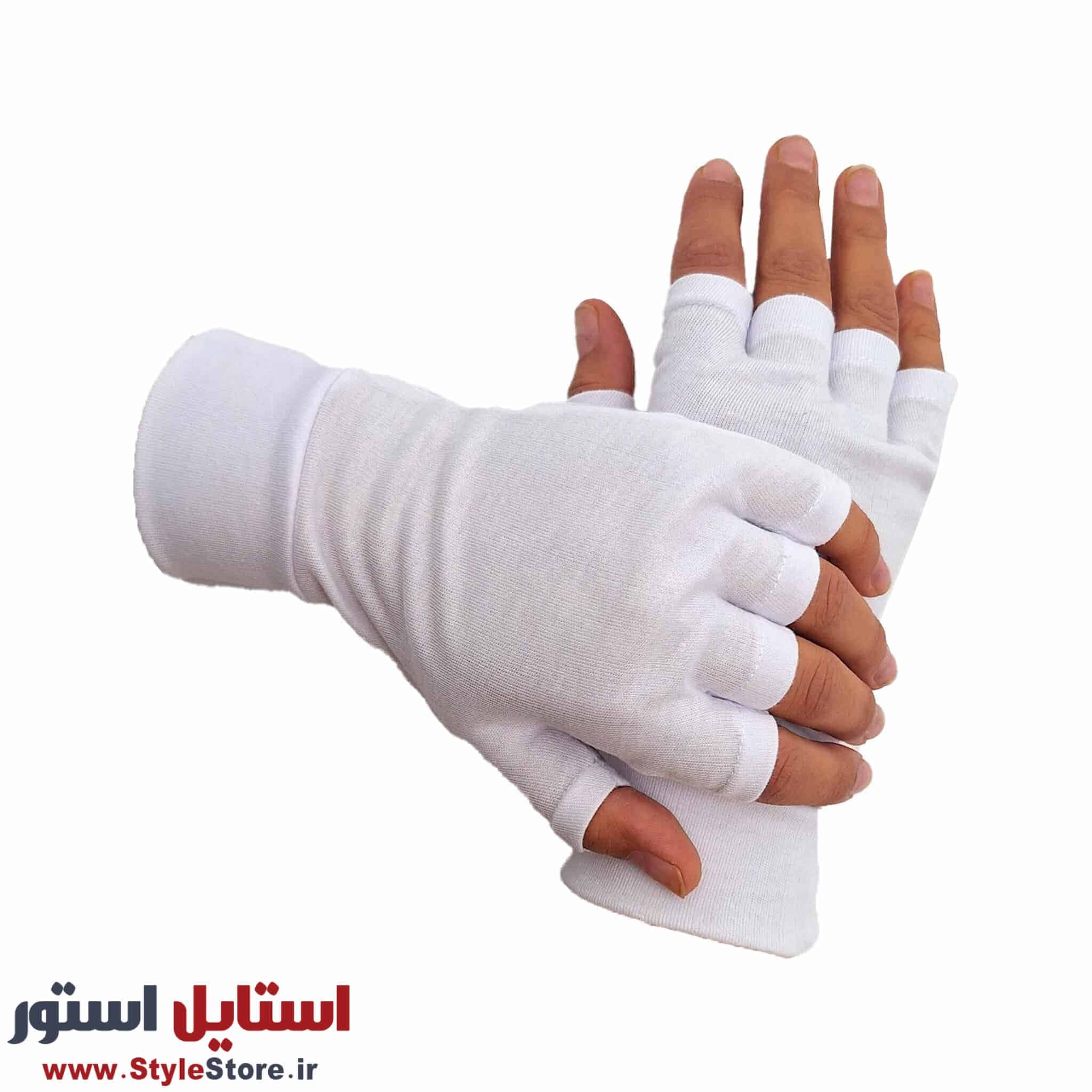 دستکش زنانه نیم انگشتی سیلکا کد 1099