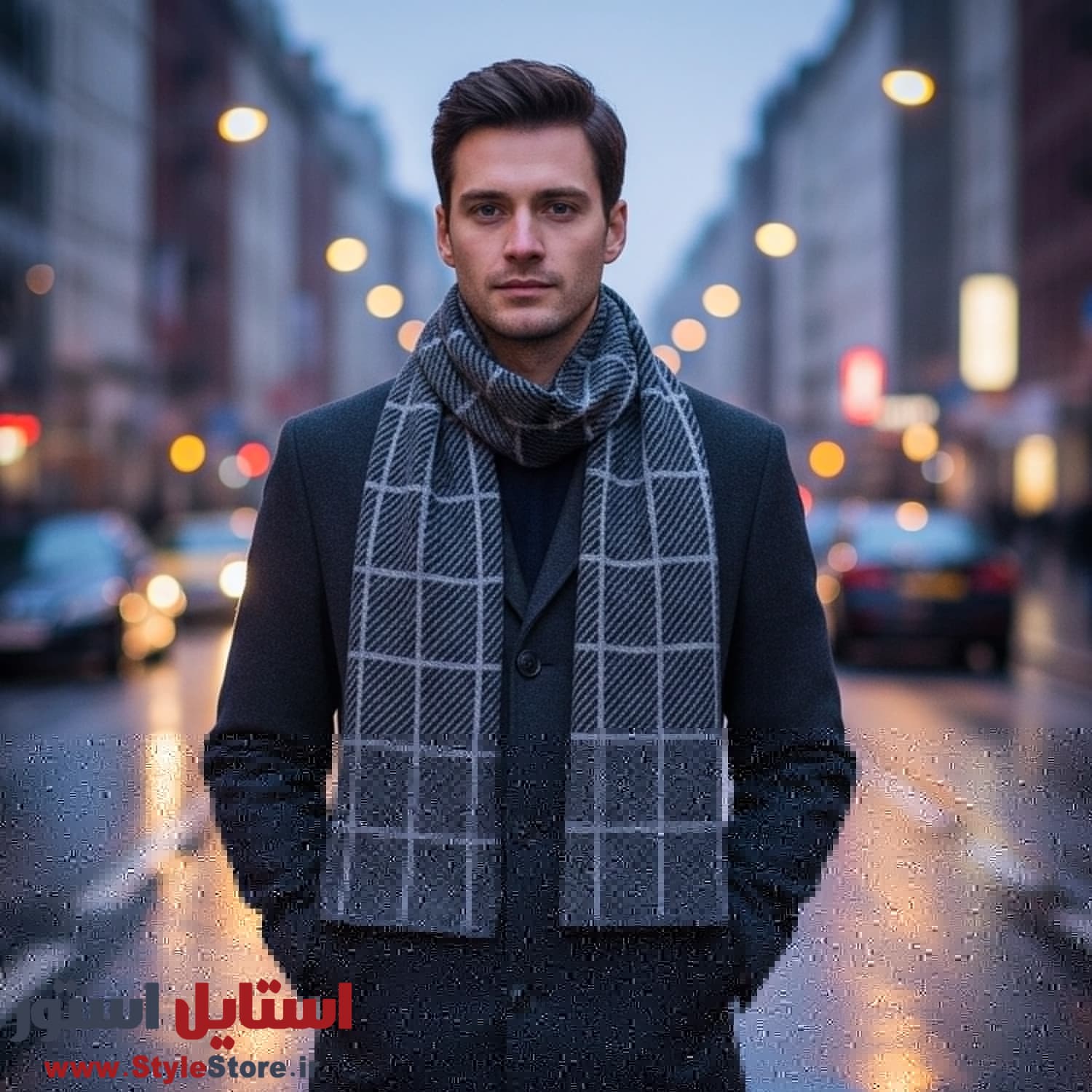 شال گردن مردانه سیلکا مدل نوشاد کد 2079
