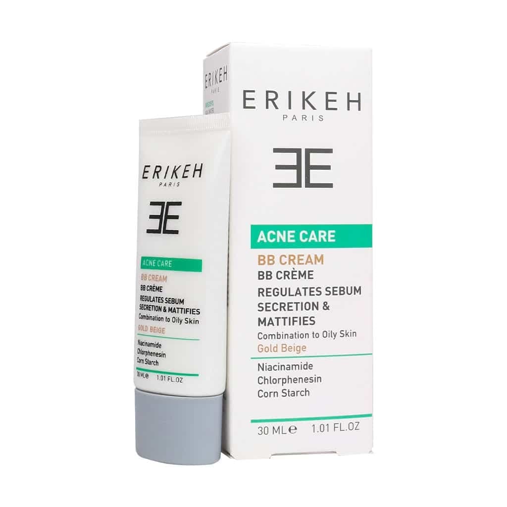 بی بی کرم ضد آکنه پوست چرب اریکه Erikeh (بژ طبیعی)