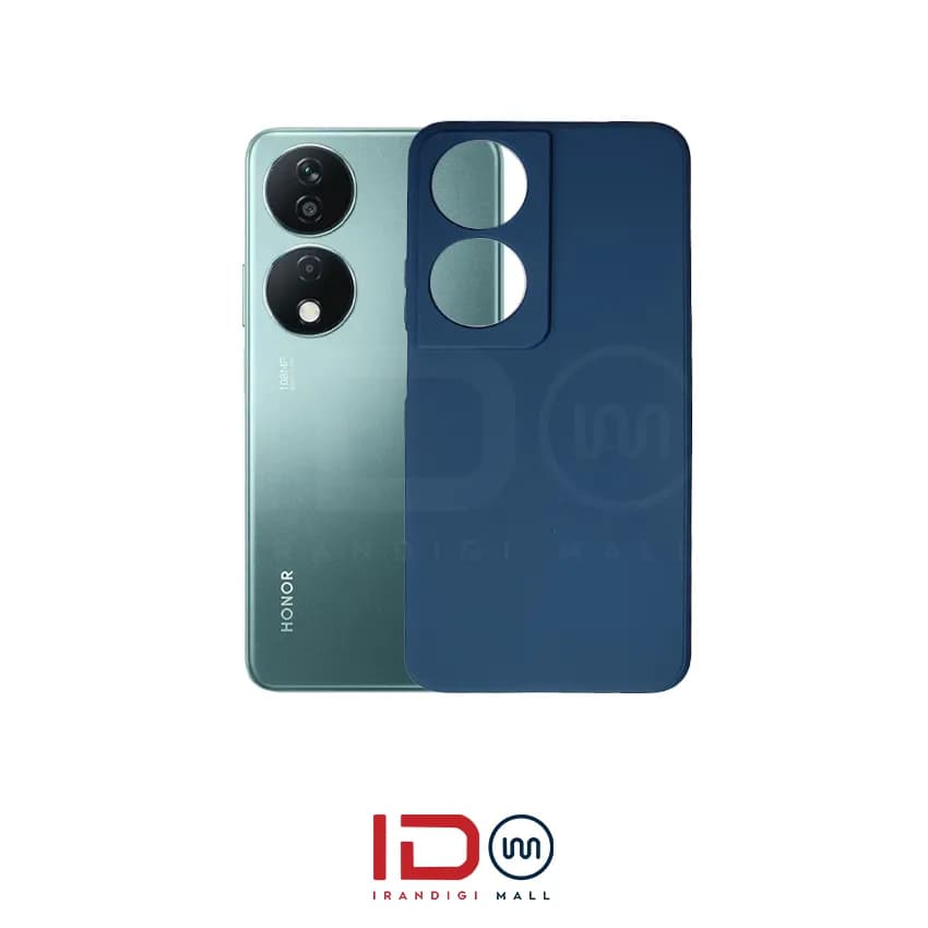 قاب سیلیکونی گوشی آنر مدل HONOR X7b رنگ سرمه ای