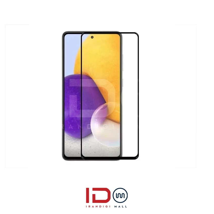 گلس شیشه ای تمام صفحه و فول چسب گوشی سامسونگ مدل Samsung A73 برند ردلیبل