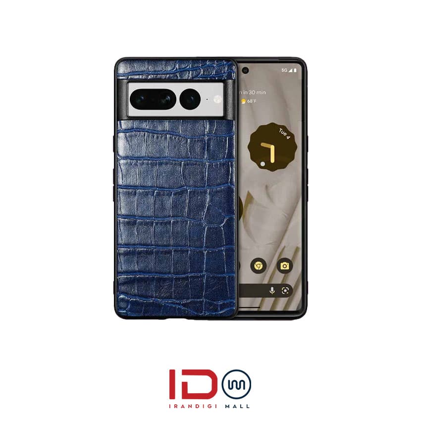 قاب چرمی کروکودیلی گوشی مدل Google Pixel 7 PRO برند AIORIA