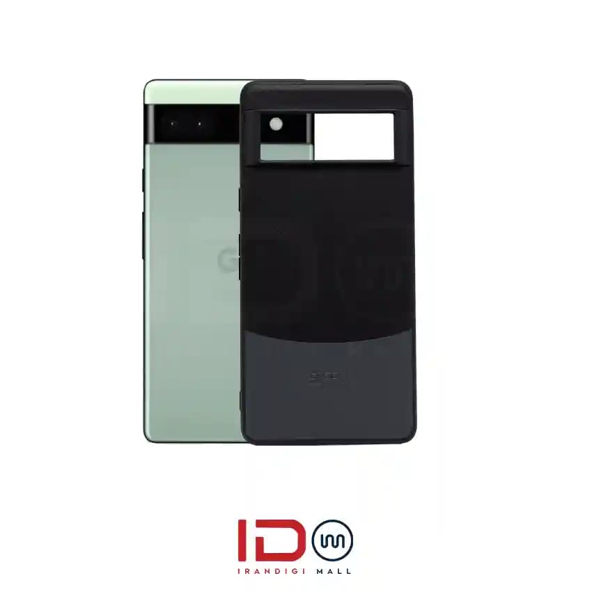 قاب چرمی برای گوشی گوگل مدل Google pixel 7 برند soffni رنگ سفید طوسی — تصویر ۳