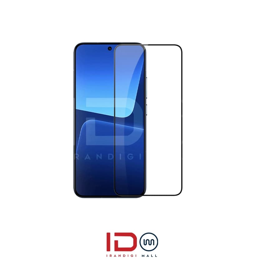 گلس شیشه ای تمام صفحه و فول چسب گوشی شیائومی مدل Xiaomi 13 pro برند ردلیبل