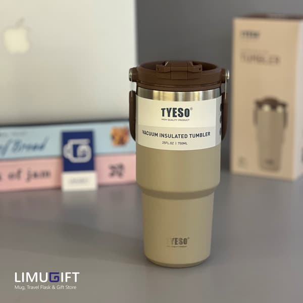 تراول ماگ تایسو دسته دار طرح پاستلی 750 میل -Tyeso کد 0368 — تصویر ۷